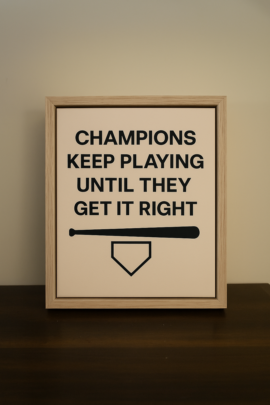 Champions Keep Playing - Canvas